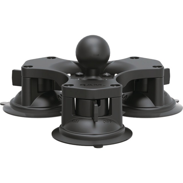 Support Triple Ventouse avec Boule C référence fournisseur 31528053